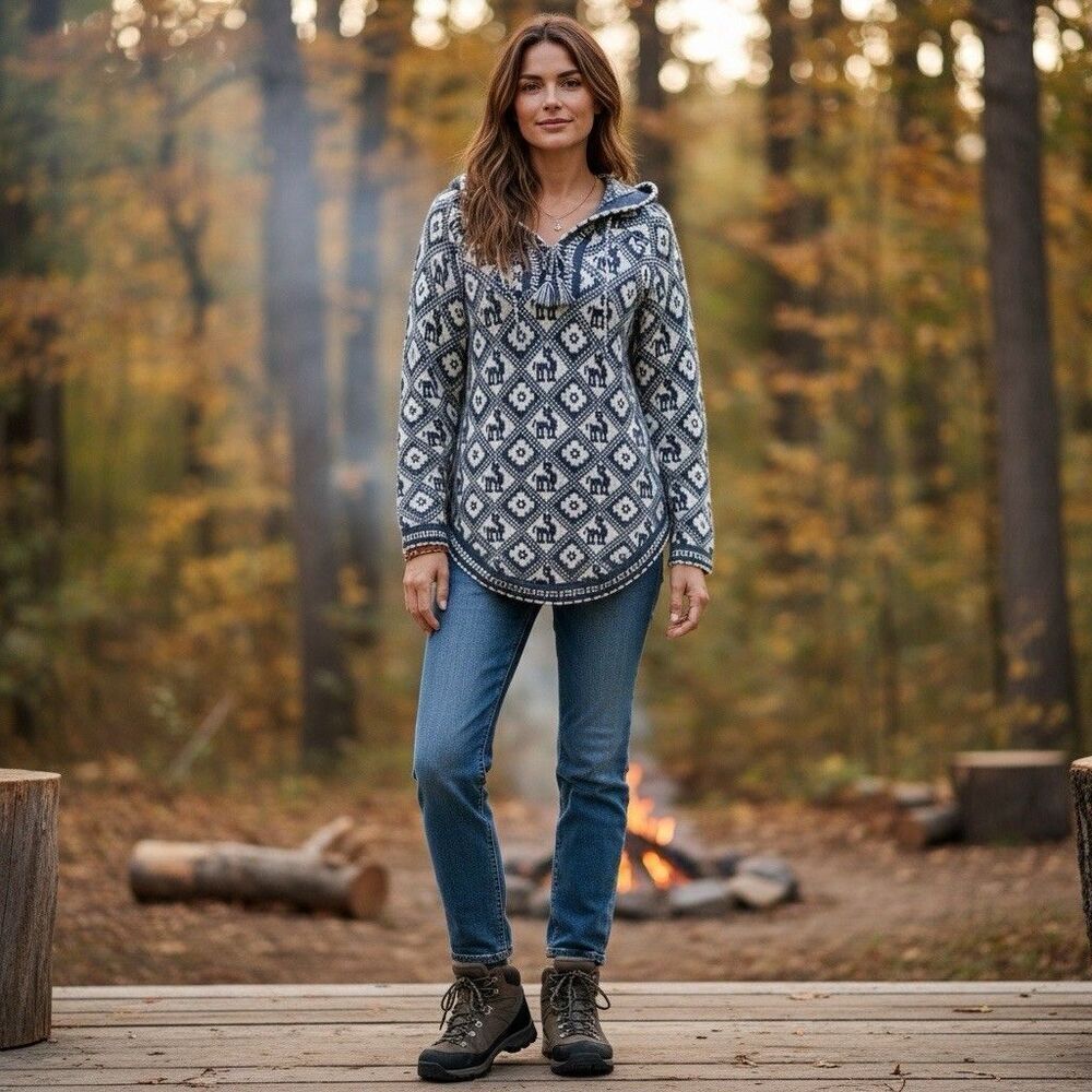 Unbranded Alpaca Hooded Sweater